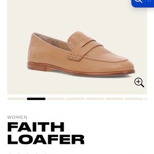 NWOB Frye Faith Tan Leather Penny Loafers - 7.5